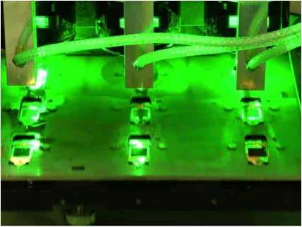 Laser micromachining: ramp-up of complex semiconductor part