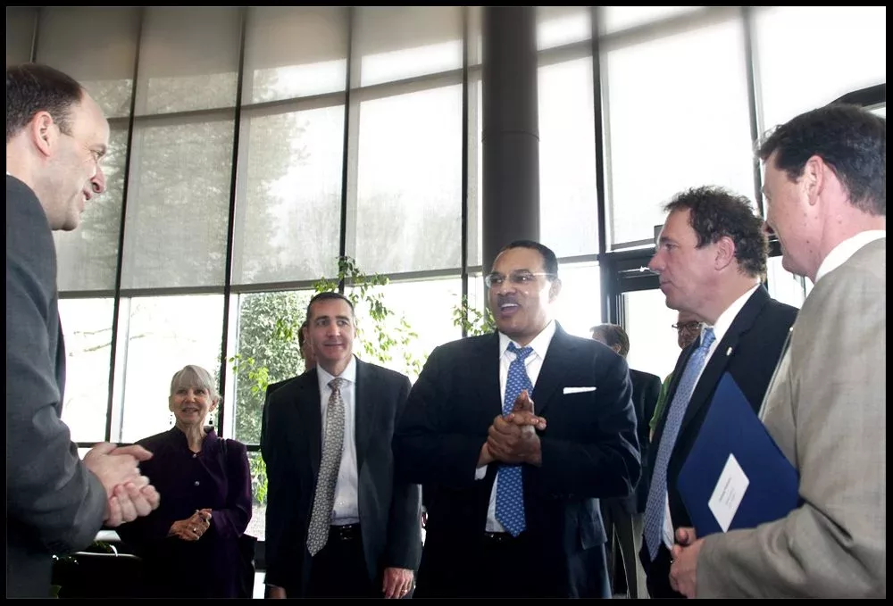 UMBC President Freeman Hrabowski & Baltimore County Executive Visit New Potomac Photonics Facility