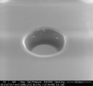 Small  hole in Kapton