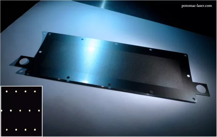 30 micron holes in metal sheet