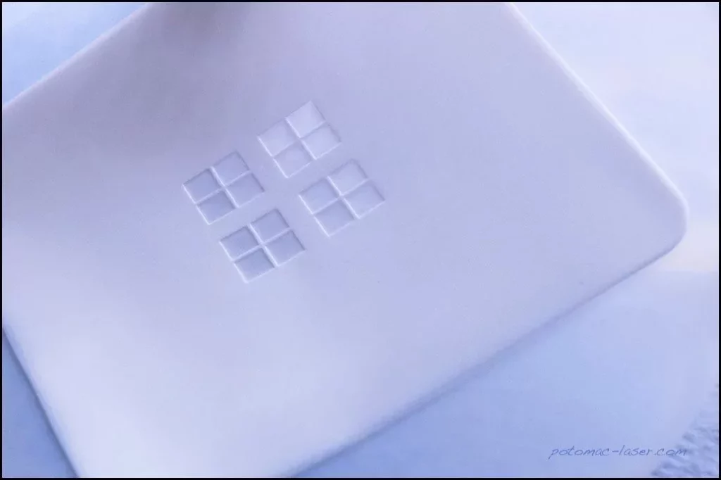 Micro-pattern embossed on PTFE