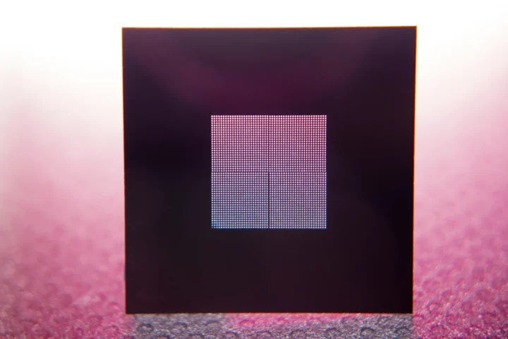 Microdrilled Silicon Component